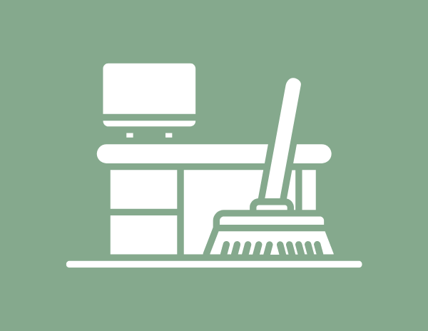 Icon for commercial cleaning services for businesses